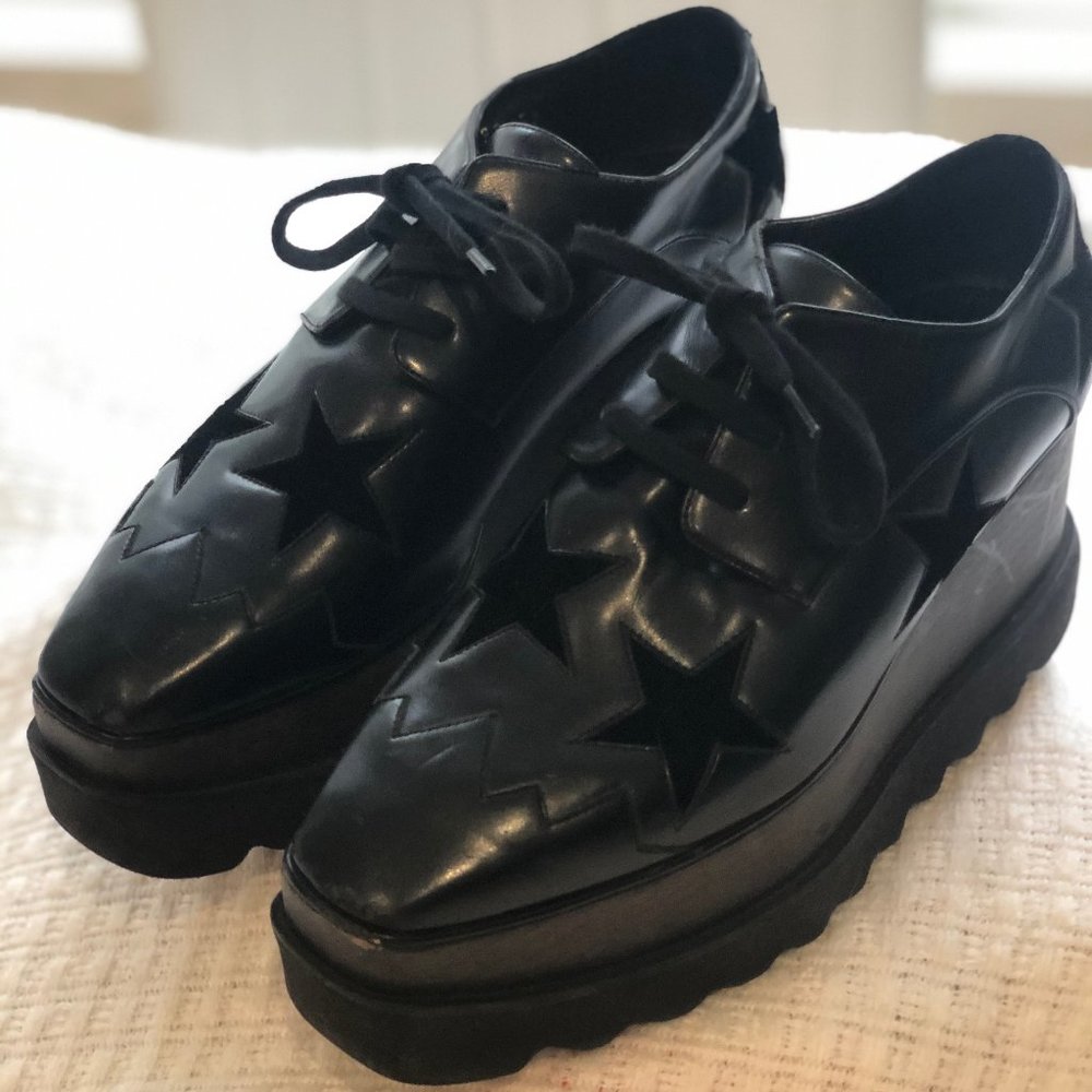 Stella McCartney Elyse Star Platform Oxford Shoe